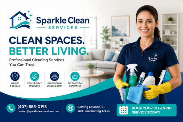 Sparkle Clean Services — Residential & Commercial Cleaning